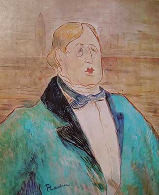 Henri de Toulouse-Lautrec - "Oscar Wilde" - 1895