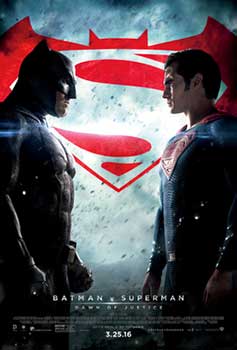 Locandina di "Batman v Superman: Dawn of Justice"