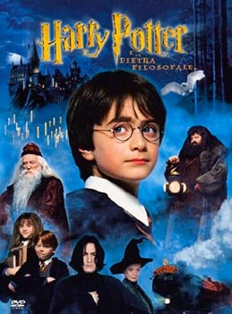 Locandina edizione DVD di "Harry Potter e la pietra filosofale"