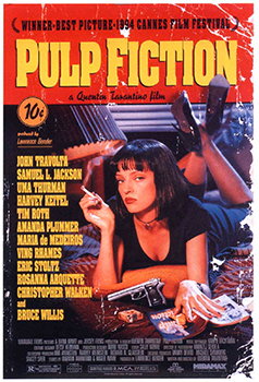 Locandina italiana de "Pulp Fiction"